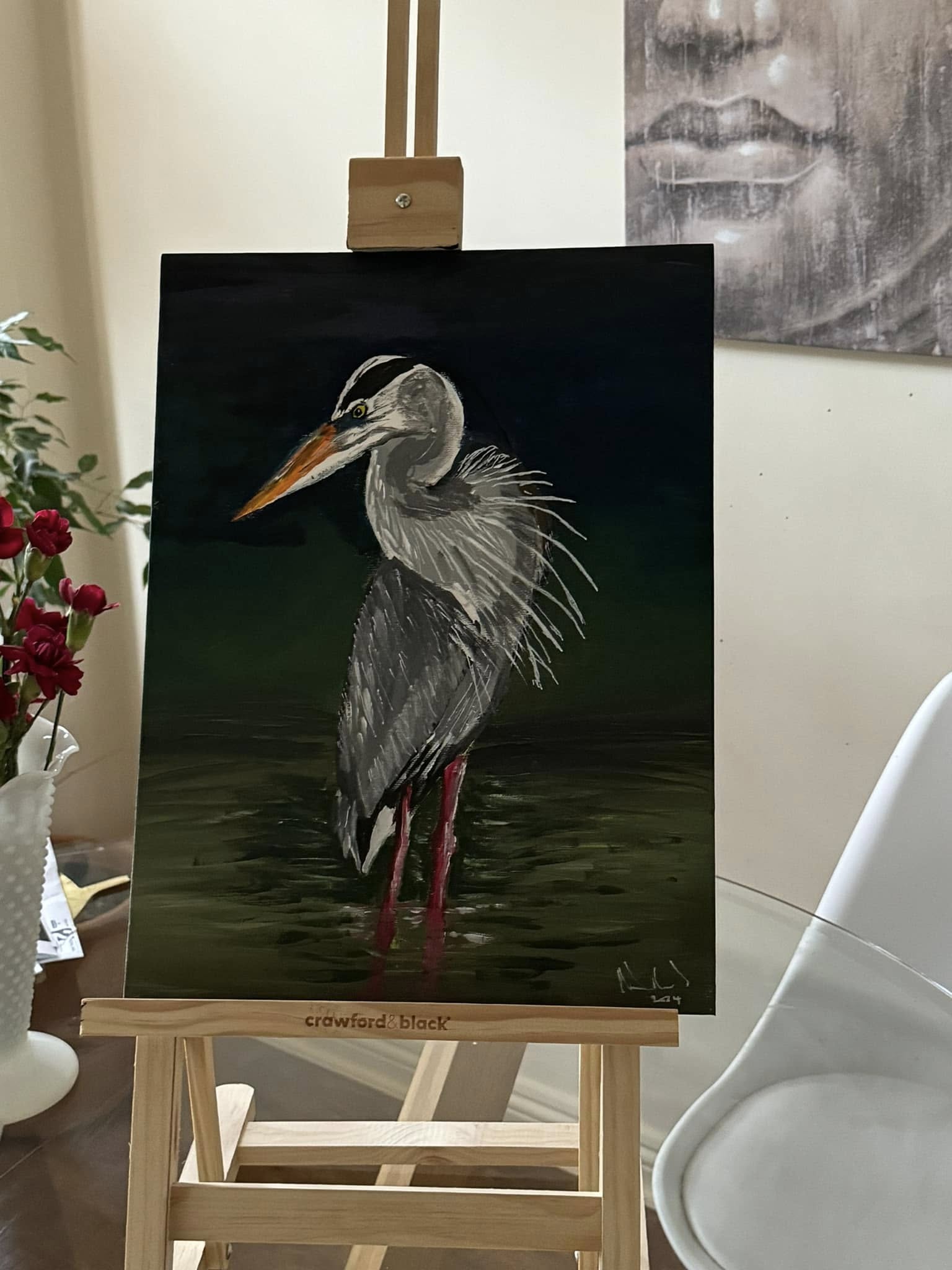 Heron by Mark Nicol